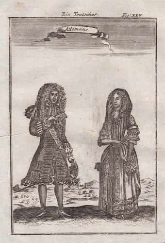 Costume barocco tedesco 1719 - costume,