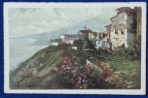 Cartolina taormina albergo - -,
