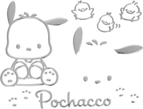 Adesivo emblema pochacco - adesivo,