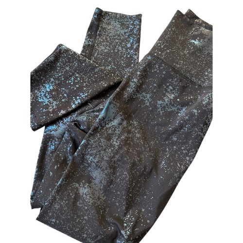 Leggings carbon38 nero blu - carbon38,