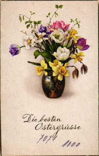 Pasqua fiori vaso di - pasqua,,