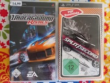 PSP LOTTO 2 GIOCHI NEED FOR SPEED UNDERGROUND RIVALS+SPLIT SECOND VELOCITY 