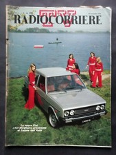 RADIOCORRIERE TV  1974 # 45 Topo Gigio - Bruno Aprea- Fiat 131 mirafiori