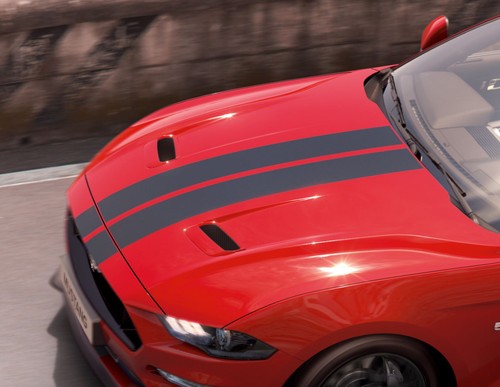 Originale ford mustang strisce - originale,