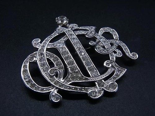 Dior spilla strass - strass,