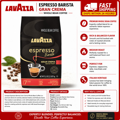 Lavazza espresso gran crema - espresso,