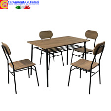 SET TAVOLO CON 4 SEDIE