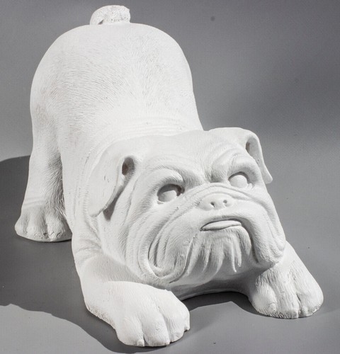 Unpainted english bulldog - unpainted,