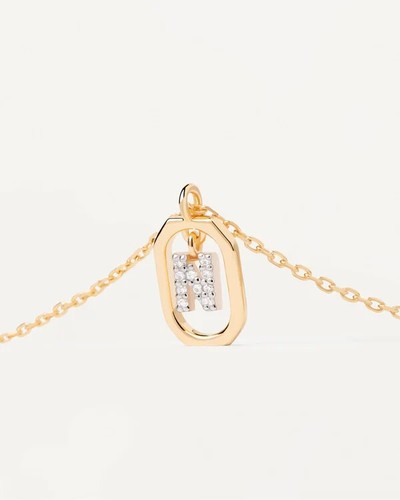 Collana lettera donna - collana,