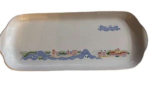 Piatto rettangolare villaggio - piatto,