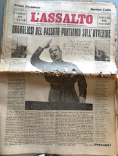 Fascismo Mussolini L'Assalto