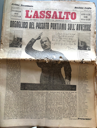 Fascismo mussolini assalto - fascismo,