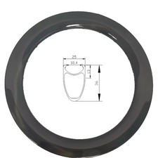 Clincher cerchio carbonio bici