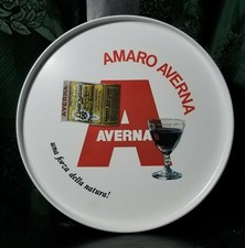 AMARO AVERNA VASSOIO PUBBLICITARIO IN MELAMINA MEBEL PROD. 1965-1970 ORIGINALE 