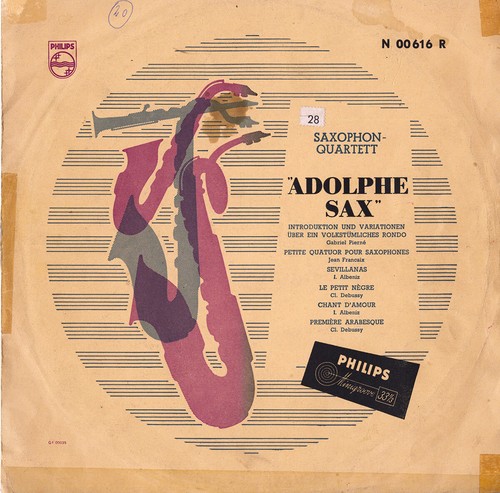 Adolphe sax quartet plays - sax,