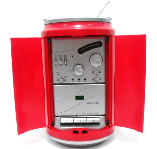 Coca cola radio cassette - "radio,