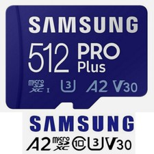 512GB Samsung Micro SD U3 A2