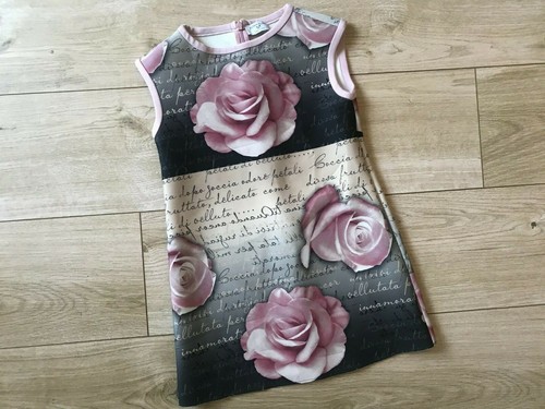 Abito rosa monnalisa petalo - monnalisa, di