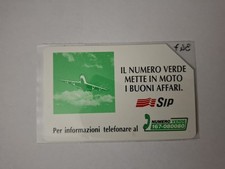 Schede Telefoniche Numero Verde Aereo 15000 Lire Golden 347