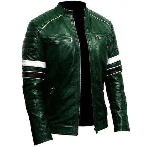 Giacca motociclista uomo pelle - giacca,