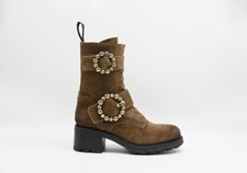 donna gio+ camoscio marrone