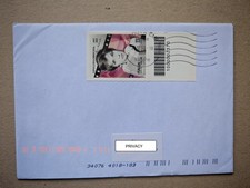 busta viaggiata con francobollo del 2023 - Gina Lollobrigida - C.B. 2370