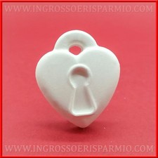 LUCCHETTO CUORE GESSO GESSETTI