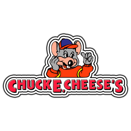 Adesivo chuck cheese s logo - chuck, cheese's