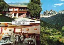 Teis Nafen Villnoess locanda pensione ristorante Teiser Hof sala ristorazione panorama
