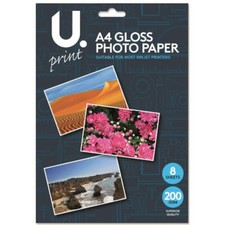 A4 Photo Paper - 8 Sheets