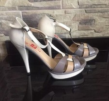 Sandali  Zeppa Plateau  Made In Italy Donna 38