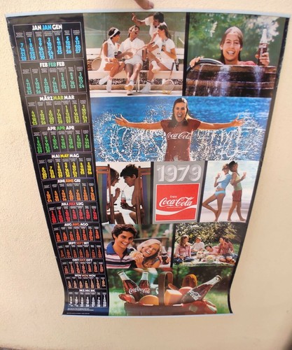 Calendario poster coca cola - calendario,