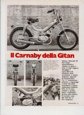 advertising Pubblicità-NEWS CICLOMOTORI GITAN  CARNABY  1976 -MOTOITALIANE EPOCA