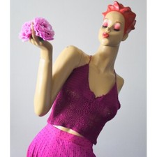 TOP REALIZZATO AD UNCINETTO tg. S/XS