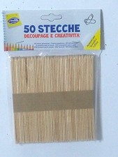 STECCHE IN LEGNO 50 PEZZI 11 x