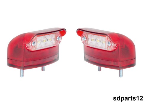 Luce targa led - 2x,