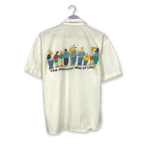 Camicia vintage bianca con - camicia,