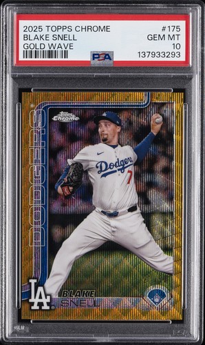2025 topps chrome - gold, wave