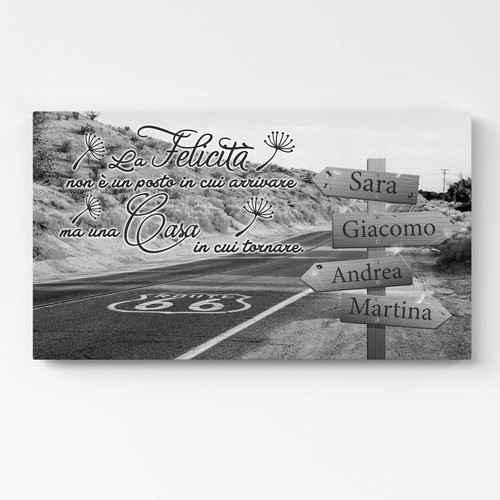 Quadro personalizzato con nomi - con,