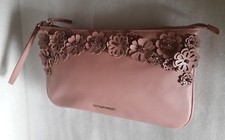 TWIN-SET SIMONA BARBIERI POCHETTE EN SIMILI CUIR  ROSE POUDRE PRIX 140 EUR