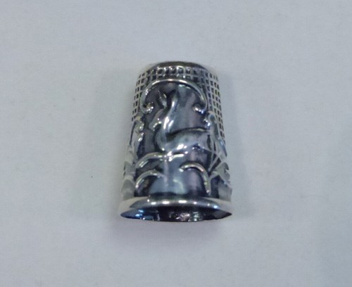 Ditale cervo in argento - in,