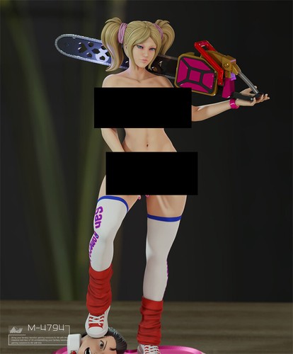 Naked juliet stampa garage - juliet, 3d