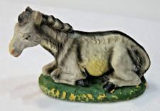 statuina presepe confalonieri?  asinello in cartapesta H 7 cm n 5-23