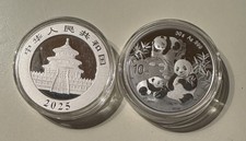 Oncia Cina Panda 2025 1 oz argento Silver 2025