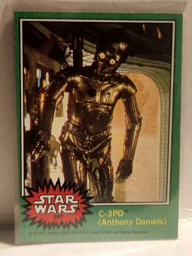 1977 topps star wars card - topps,