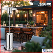 Stufa a Gas Bombola gpl a Fungo zephir ZGS150s Patio Heater Riscaldatore Esterno