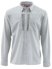 Camicia Simms Fishing Slack Tide LS grigia UPF ultra leggera asciugatura rapida OTTIMA OFFERTA!