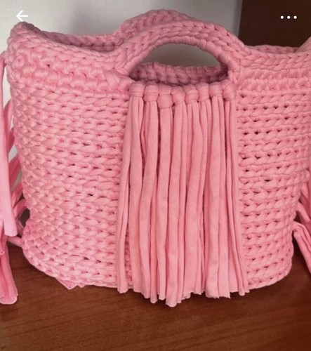 Borsa uncinetto fatta mano - uncinetto, a