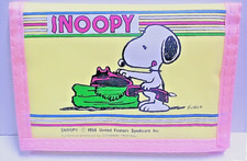PORTAFOGLI SNOOPY 1958 UNITED FEATURE SYNDICATE 12,5x8,5 VINTAGE '80s CARTORAMA