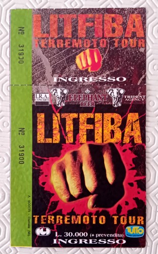 Biglietto concerto litfiba - biglietto,